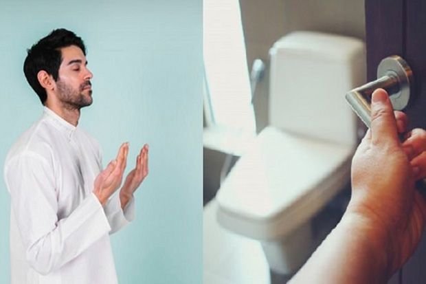 Berdoa di Kamar Mandi