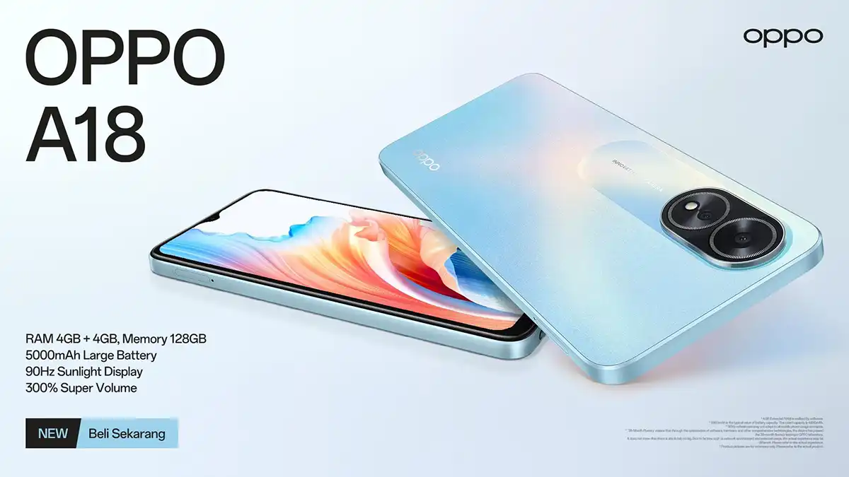 Spesifikasi Oppo A18