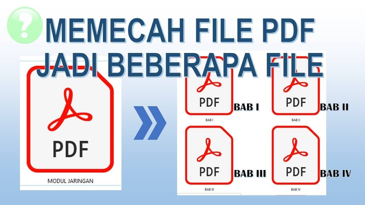 Tips Terbaik Membagi File PDF